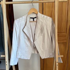 NWT Linen/cotton jacket White House Black Market
